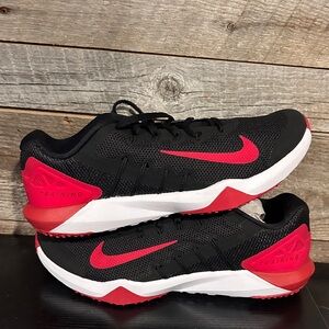 Nike Training Black and Red Athletic Sneakers